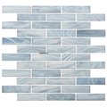 Andova Tiles ANDOVA TILES Dorian 1" x 4" Beveled Glass Brick Joint Mosaic Tile ANDDOR145